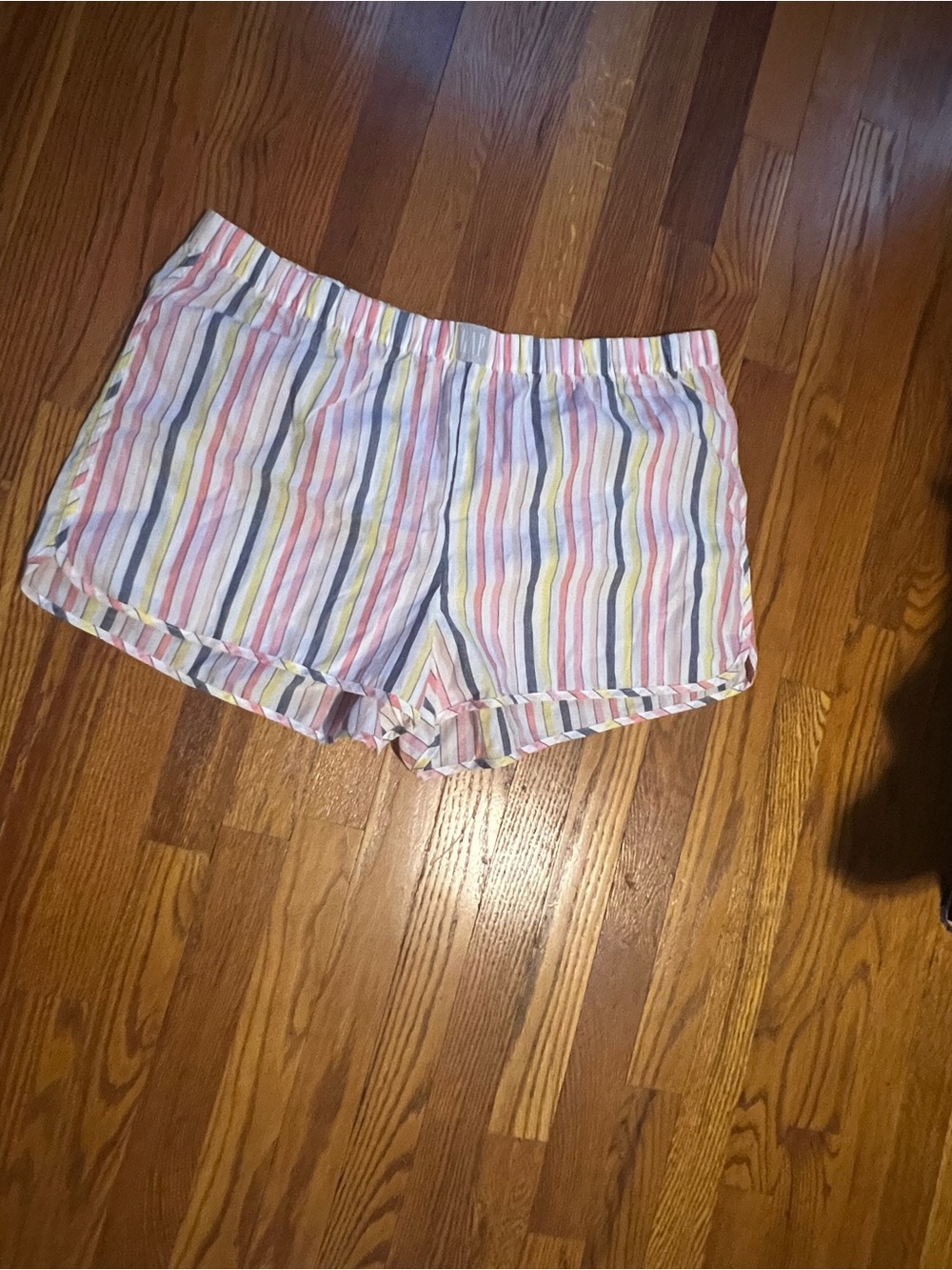 GAP Pastel Multi-Stripe Cotton Shorts